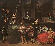 Juan Bautista Martinez del Mazo The Artist's Family France oil painting reproduction